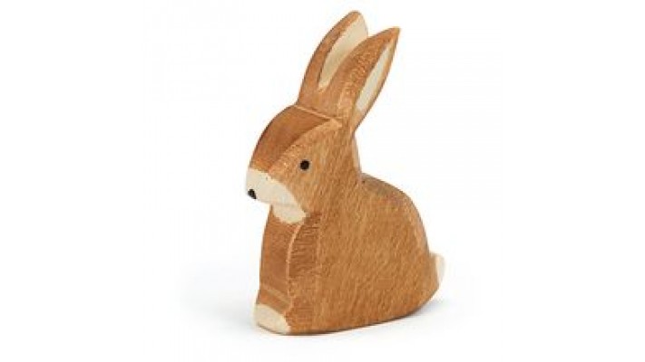 Rabbit sitting -Ostheimer